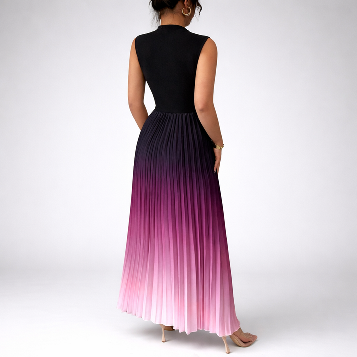 YZA™ | Elegant Ombre Sleeveless Evening Dress