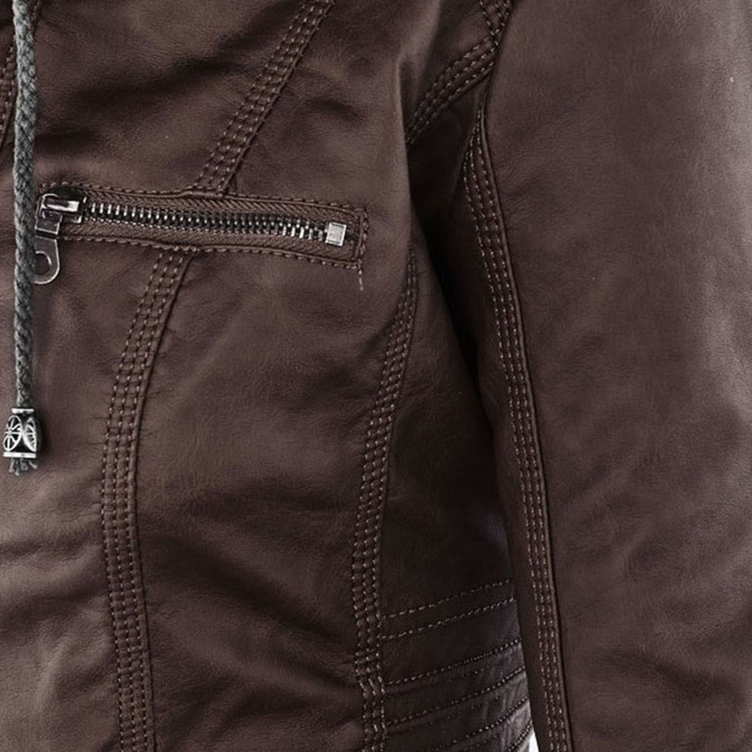 Monika™ | Sturdy and elegant leather jacket