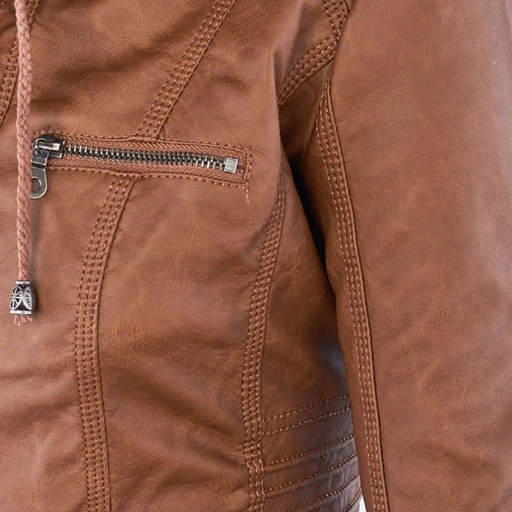 Monika™ | Sturdy and elegant leather jacket
