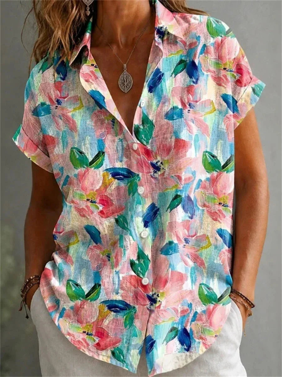 Mila™ | Colourful Floral Blouse