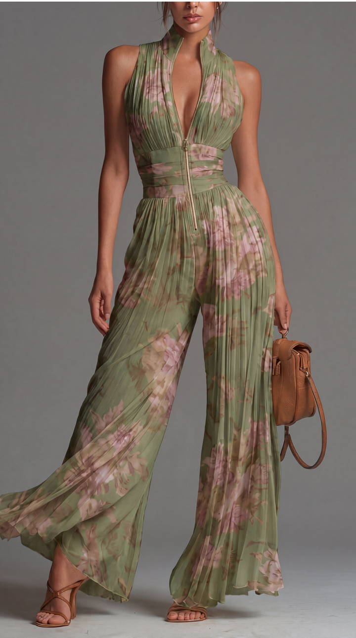 Inés | Floral Jumpsuit