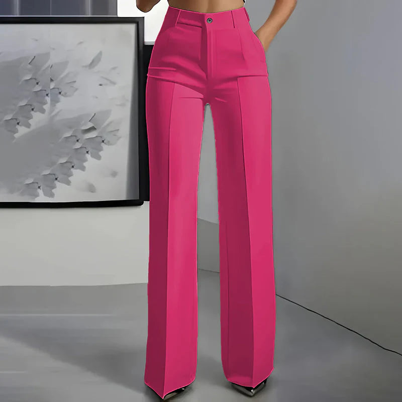 Eddi | Chic high-waisted trousers with a straight and elegant cut