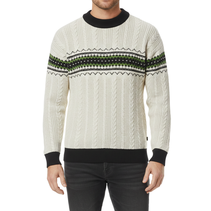 Henry - Men's Vintage Colourblock Jacquard Pullover