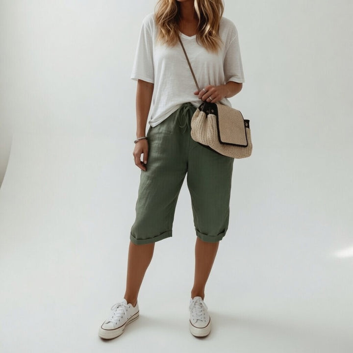 Fernande™ — Bermuda 100% Cotton Casual Summer Style