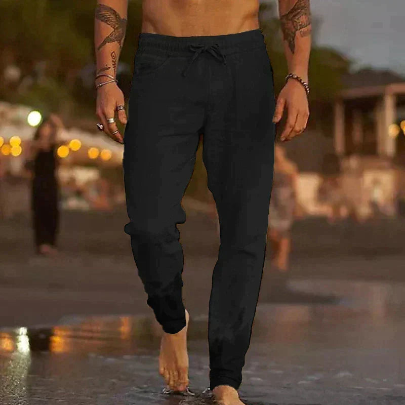 Mateo Beach | Summer Linen Trousers
