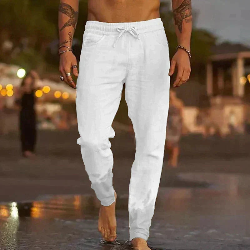 Mateo Beach | Summer Linen Trousers