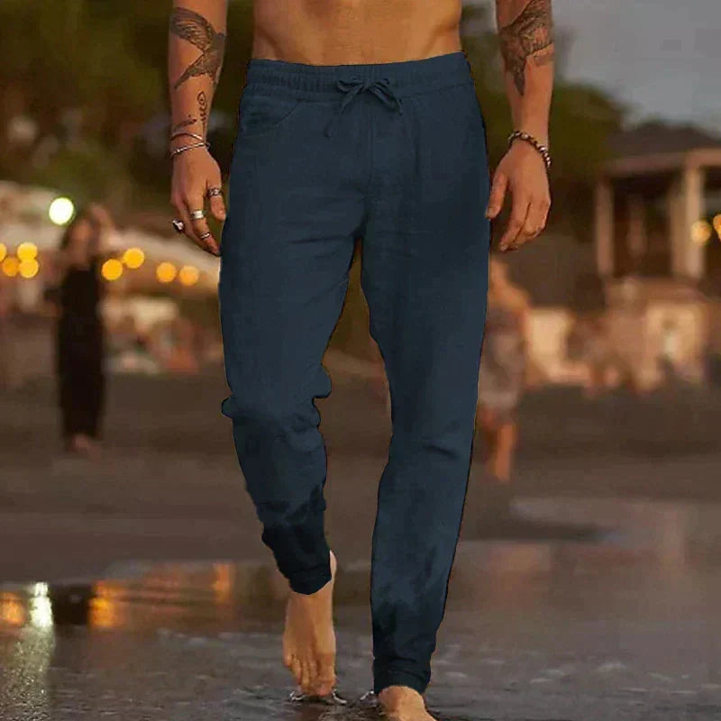Mateo Beach | Summer Linen Trousers