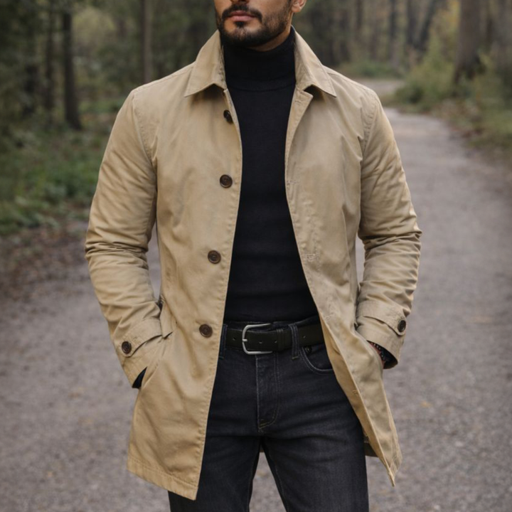 Ethan | Men’s Classic Button Coat