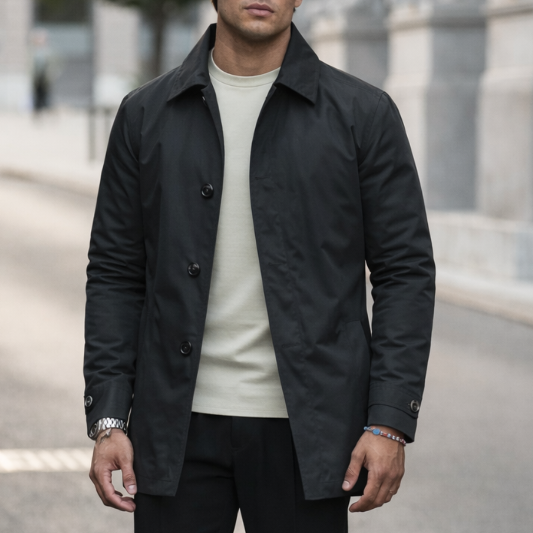 Ethan | Men’s Classic Button Coat