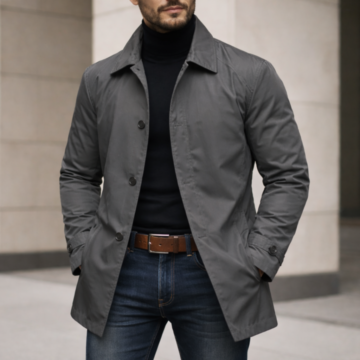 Ethan | Men’s Classic Button Coat