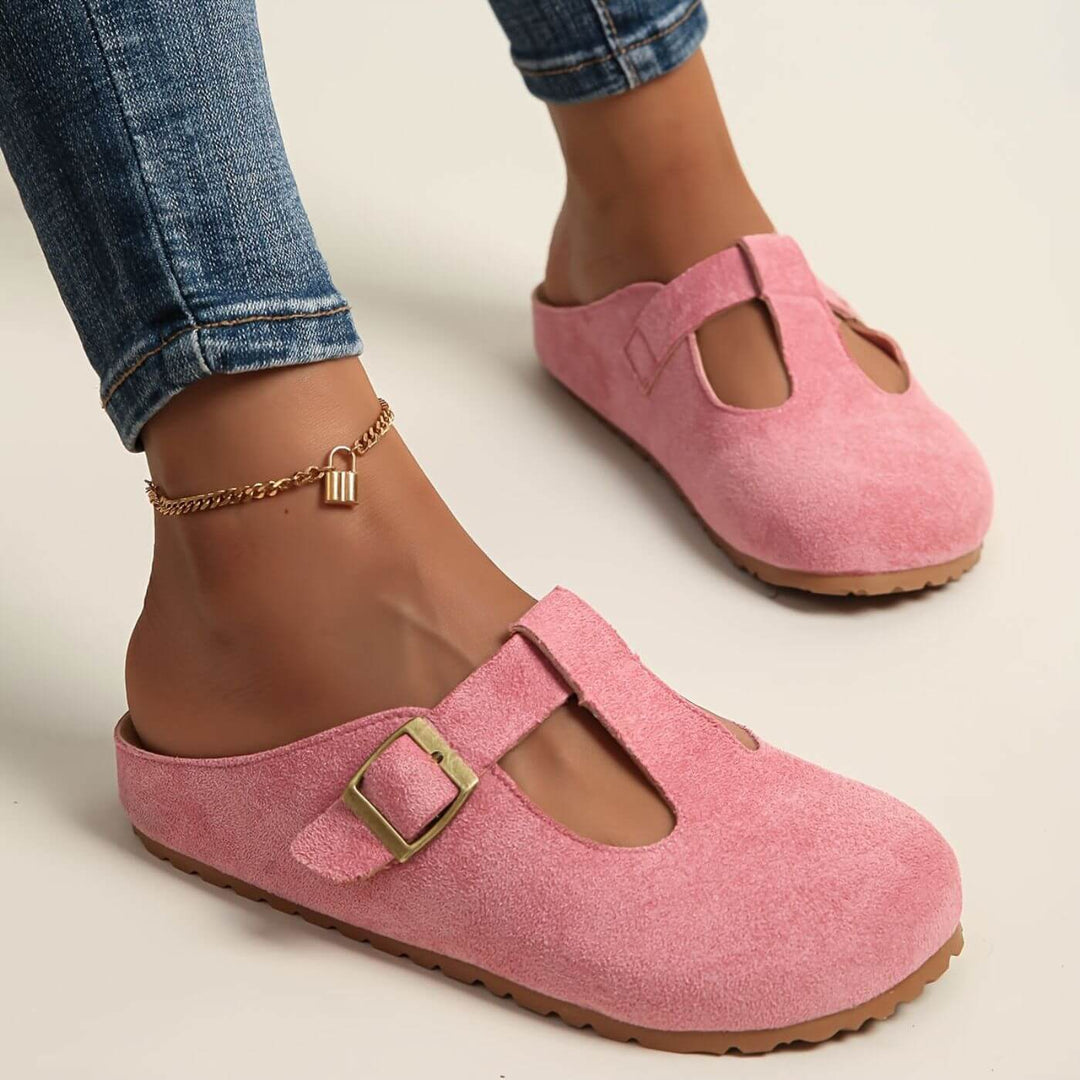 Kara™ | Minimalist Comfort Clogs with Buckle