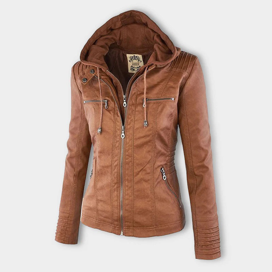 Monika™ | Sturdy and elegant leather jacket