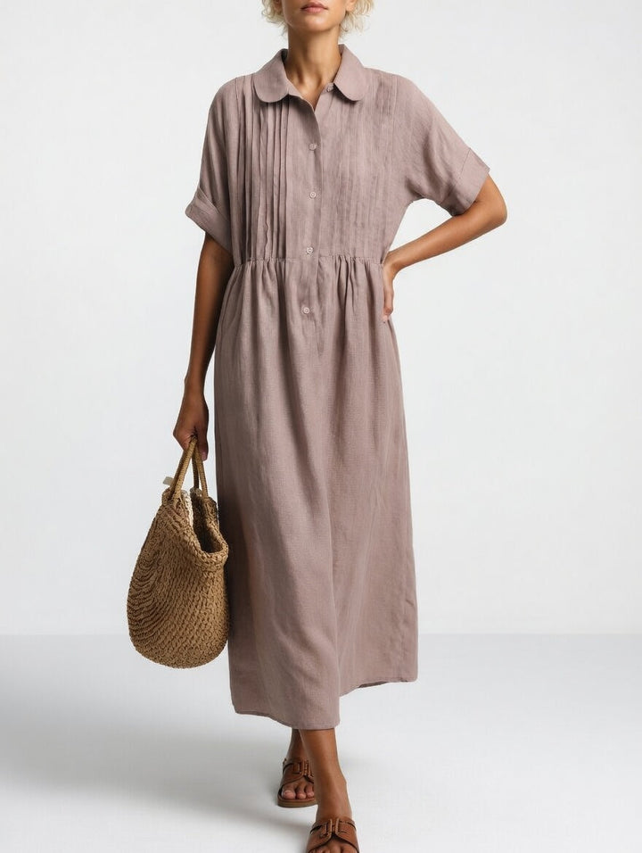 Lysandra™ - Fluid Summer Shirt Dress