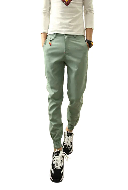 GolfThing Soft Cotton Cuffed Trousers