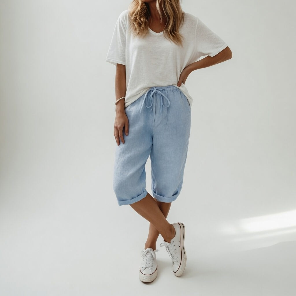 Fernande™ — Bermuda 100% Cotton Casual Summer Style
