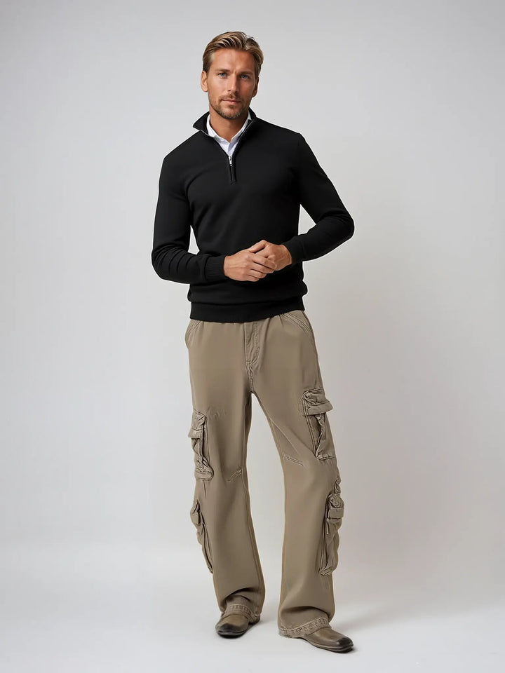Harrington Oxford | Men's Classic Half-Zip Sweater