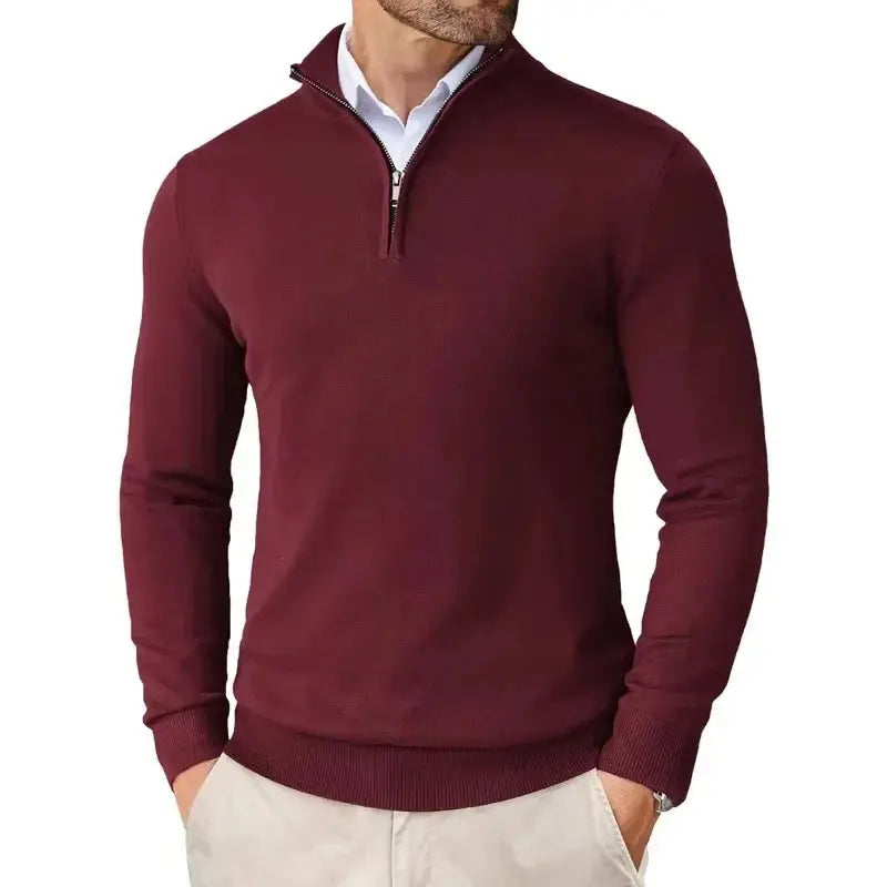 Harrington Oxford | Men's Classic Half-Zip Sweater