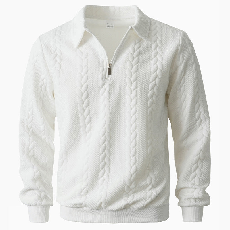 Anthony - Elegant Zip-Knit Polo