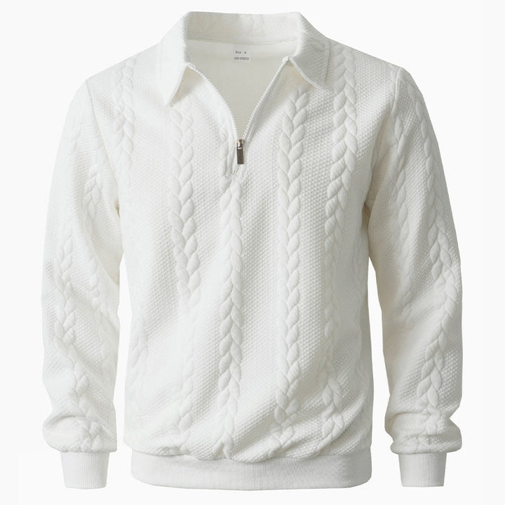 Anthony - Elegant Zip-Knit Polo