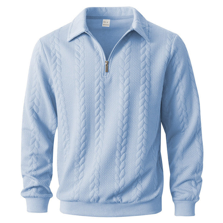 Anthony - Elegant Zip-Knit Polo