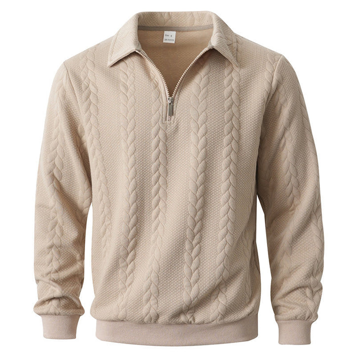 Anthony - Elegant Zip-Knit Polo