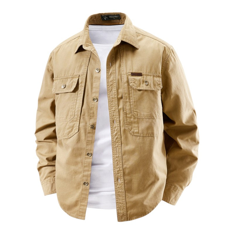 LONG SLEEVE UTILITY SHIRT FOR MEN