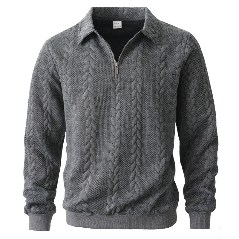 Anthony - Elegant Zip-Knit Polo