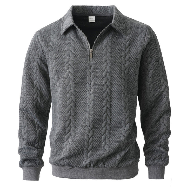 Anthony - Elegant Zip-Knit Polo
