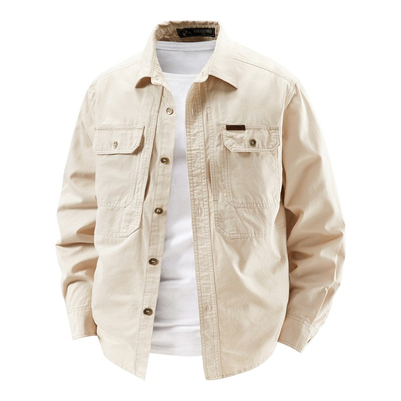 LONG SLEEVE UTILITY SHIRT FOR MEN