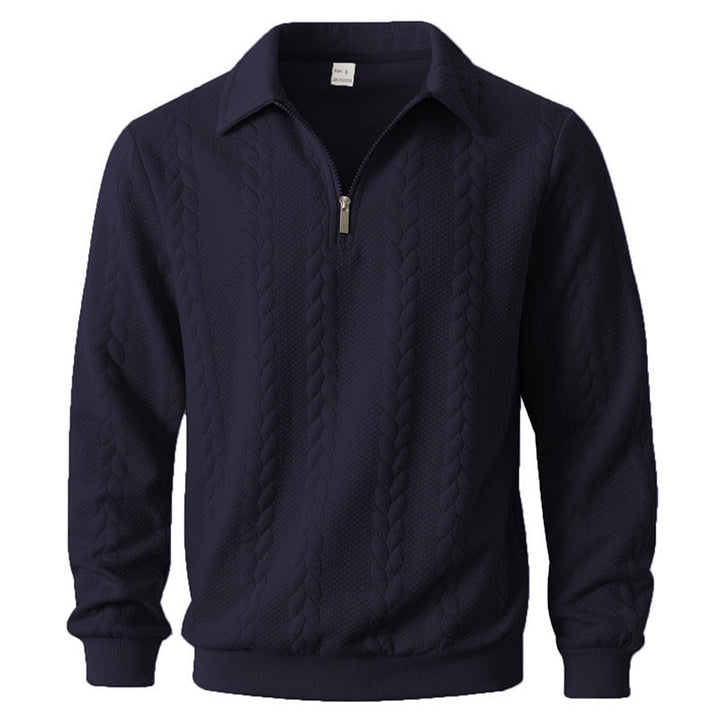 Anthony - Elegant Zip-Knit Polo