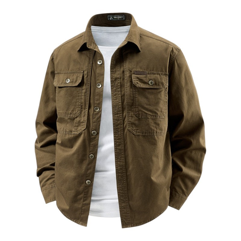 LONG SLEEVE UTILITY SHIRT FOR MEN
