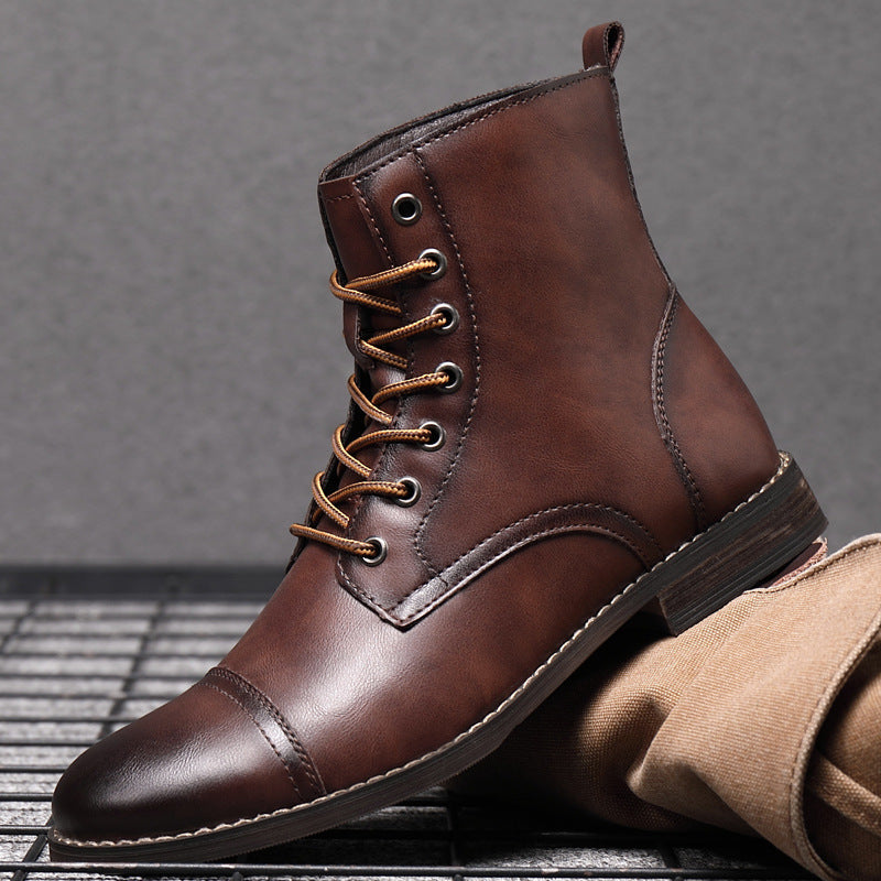 Piet | Faux Leather Ankle Boots