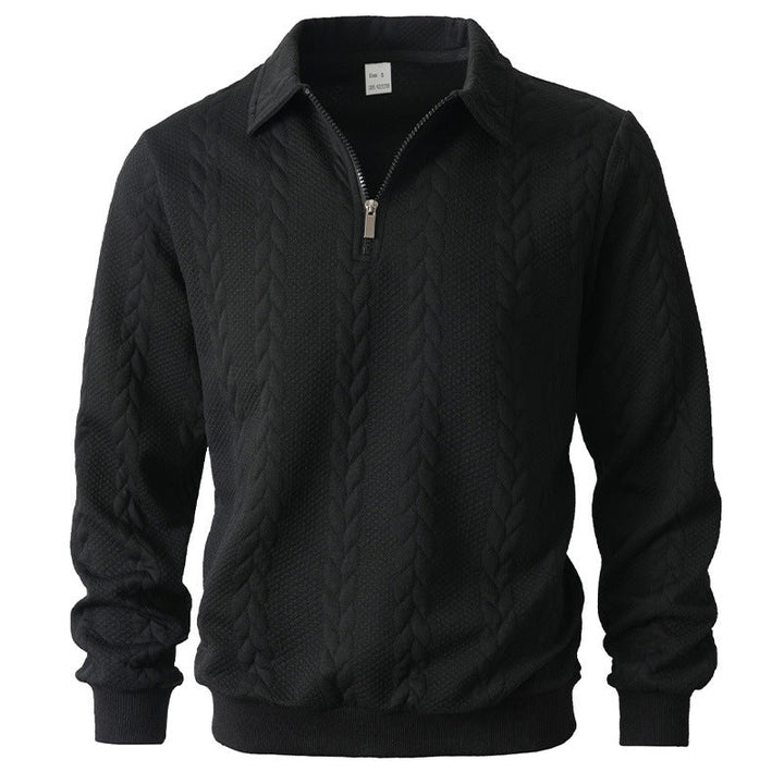 Anthony - Elegant Zip-Knit Polo