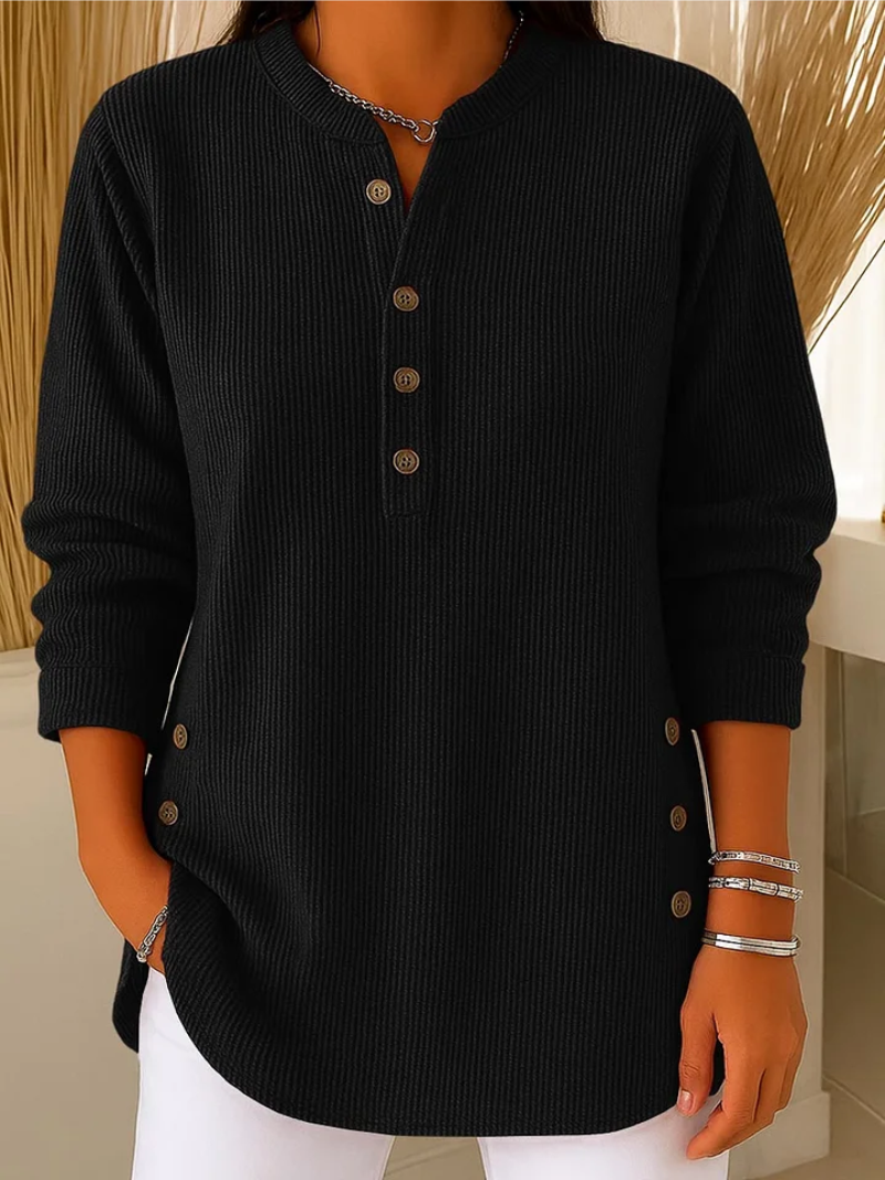Livia | Jumper with Subtle Button Details
