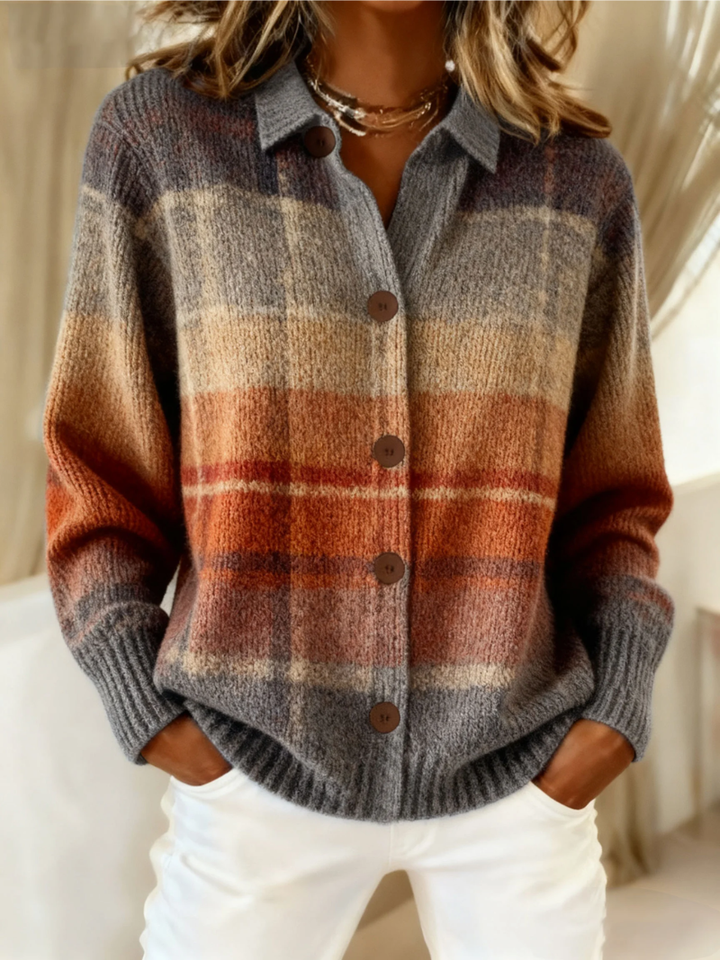 Lauren | Checkered Blouse