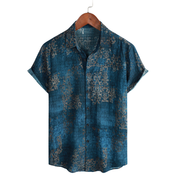 Stylish Short-Sleeved Men's Shirt