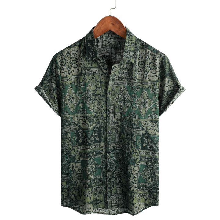 Stylish Short-Sleeved Men's Shirt