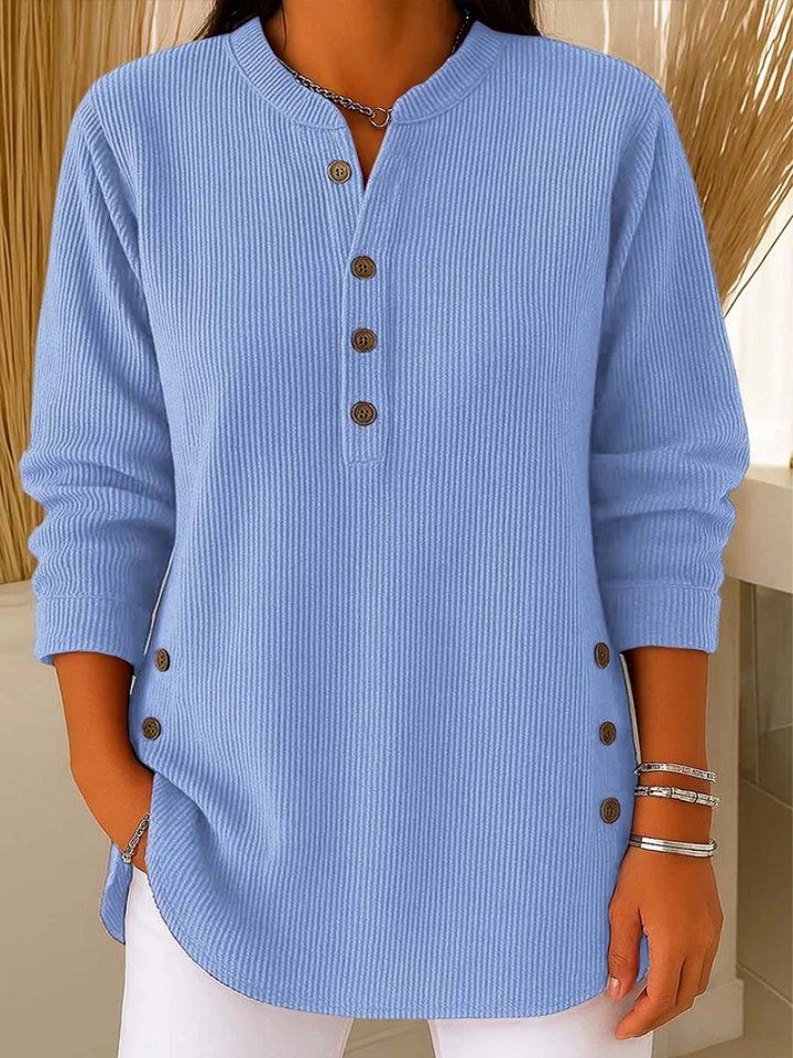 Livia | Jumper with Subtle Button Details