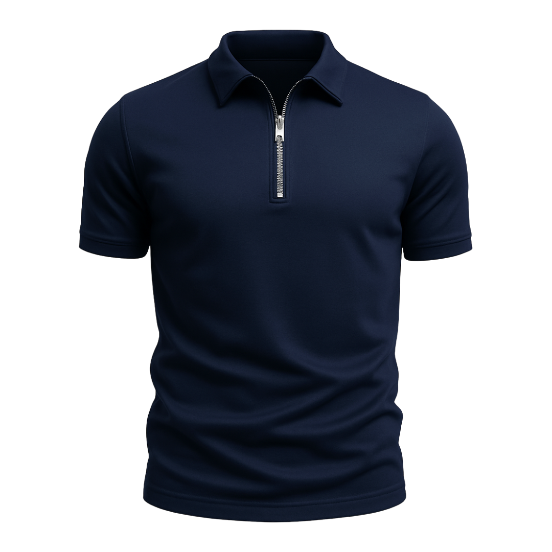 Classic Zip Polo Shirt