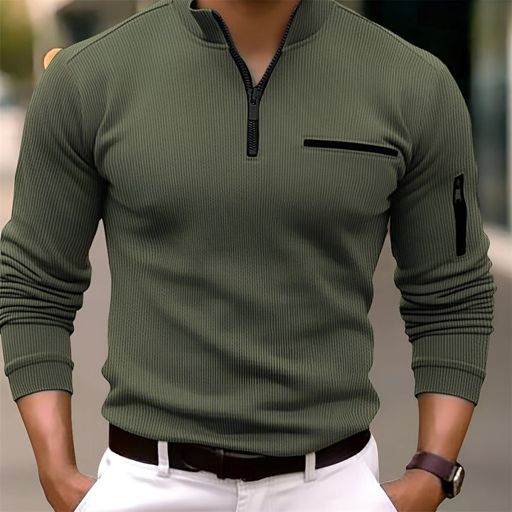 Lorenzo - Long-sleeve zip top