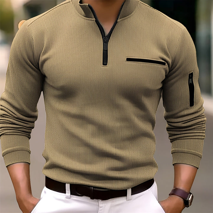 Lorenzo - Long-sleeve zip top