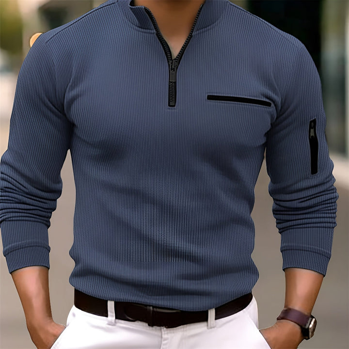 Lorenzo - Long-sleeve zip top
