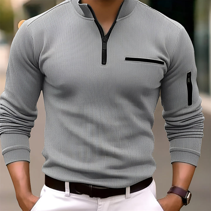 Lorenzo - Long-sleeve zip top