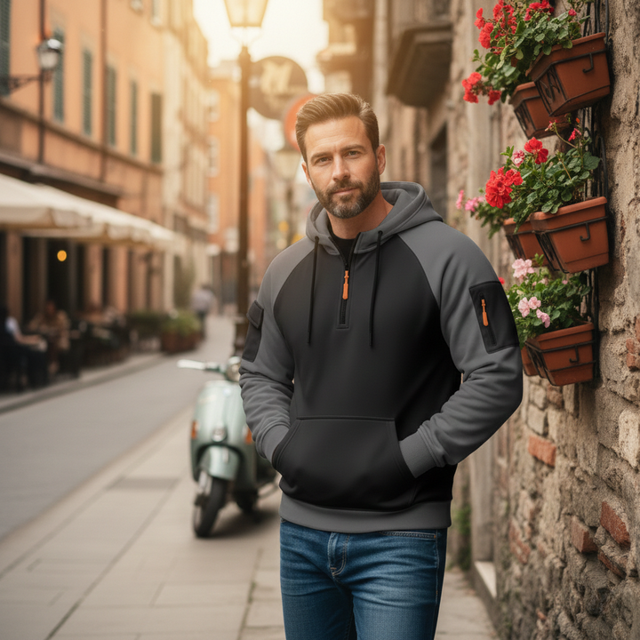 Stefano - Sturdy Zip Sweater
