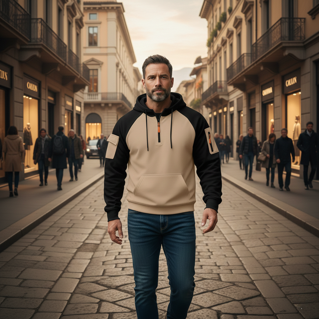 Stefano - Sturdy Zip Sweater