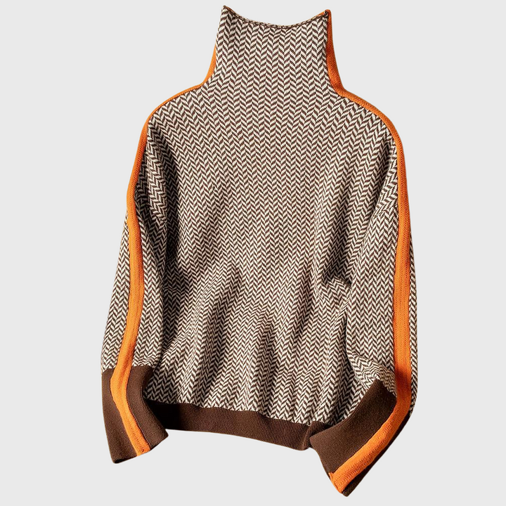 ANALISA™|HIGH-NECK SWEATER