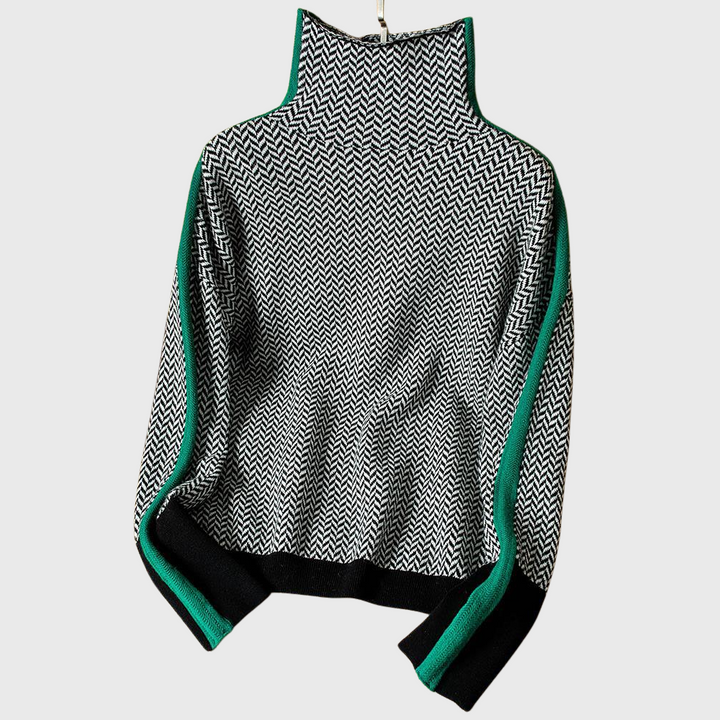 ANALISA™|HIGH-NECK SWEATER