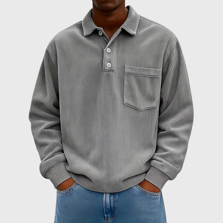 LONG SLEEVE CORDUROY SHIRT FOR MEN