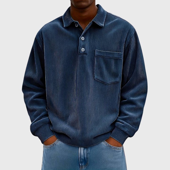 LONG SLEEVE CORDUROY SHIRT FOR MEN