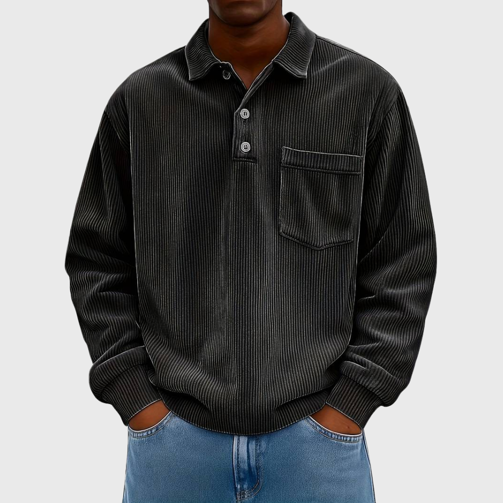 LONG SLEEVE CORDUROY SHIRT FOR MEN